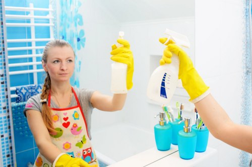 Carpet cleaner reviewing a customer complaint form