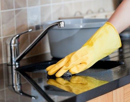 Carpet cleaning team working in a Finchley home interior