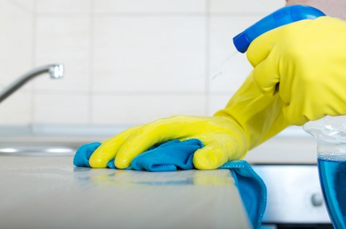 Detailed kitchen and bathroom cleaning for an Airbnb in Finchley
