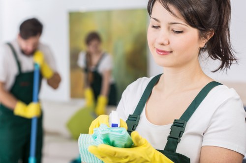 Hot water extraction carpet cleaning in a Finchley property