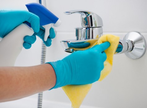 Local carpet cleaning service restoring a busy floor area