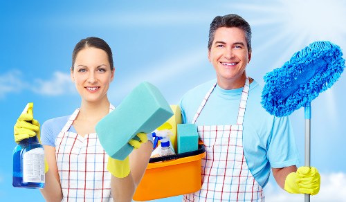 Professional cleaning of a shopfront and customer area in Finchley
